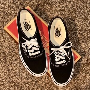 Classic black and white Vans